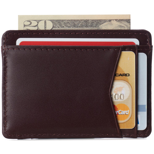 Alpine Swiss RFID Minimalist Oliver Front Pocket Wallet For Men